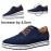 Aumente os Sapatos Masculinos de 2.36 polegadas - Calçados Esportivos Casuais para Homens com Moda Joker, Cadarço