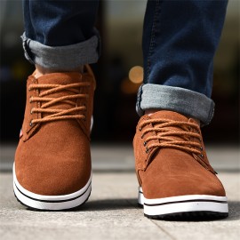 Aumente os Sapatos Masculinos de 2.36 polegadas - Calçados Esportivos Casuais para Homens com Moda Joker, Cadarço
