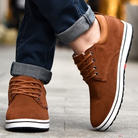 Aumente os Sapatos Masculinos de 2.36 polegadas - Calçados Esportivos Casuais para Homens com Moda Joker, Cadarço
