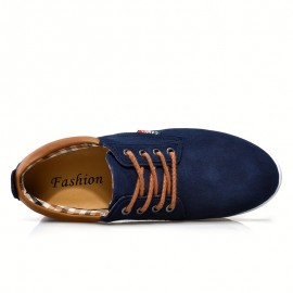 Aumente os Sapatos Masculinos de 2.36 polegadas - Calçados Esportivos Casuais para Homens com Moda Joker, Cadarço
