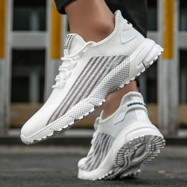 Sapatos Masculinos De Cano Baixo Com Cadarço, Respiráveis E Confortáveis, Para As Quatro Estações, Moda Casual, Sapatos De Corrida E Tênis