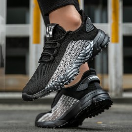 Sapatos Masculinos De Cano Baixo Com Cadarço, Respiráveis E Confortáveis, Para As Quatro Estações, Moda Casual, Sapatos De Corrida E Tênis