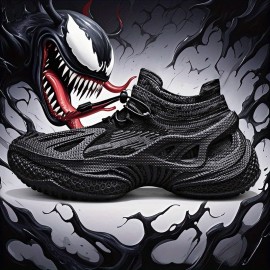 Novos sapatos de homem de coco, respiráveis, com malha voadora, semelhantes a meias, finos, de um pé, sapatos de pai, casuais, com sola macia, leves e versáteis, sapatos de tendência no Instagram