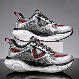 Sapatos de corrida de alta elasticidade e absorção de choque, ideal para casais, com design casual e deslizamento anti-escorregamento, perfeitos para atividades ao ar livre e tendências de moda.