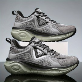Sapatos de corrida de alta elasticidade e absorção de choque, ideal para casais, com design casual e deslizamento anti-escorregamento, perfeitos para atividades ao ar livre e tendências de moda.