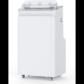 Ar Condicionado Portátil GAOMON 12.000 BTU com Controle Remoto, Desumidificador e Modo Sono - Unidade de Resfriamento Eficiente em Energia USB para Ambientes até 550 Pés², Design Elegante Branco, Refrigeração para Pequenos Espaços, Painel Minimalista, Alç