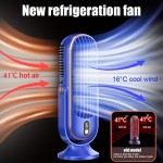 Ventilador Portátil De Grande Bateria E Motor Duplo, Arrefecedor De Ar Pequeno Para Uso Doméstico, Ventilador De Resfriamento De Ar De 5 Velocidades, Secador De Cabelo De 720°, Ventilador USB Portátil Para Escritório, Viagem, Acampamento, RV Ao Ar Livre, 