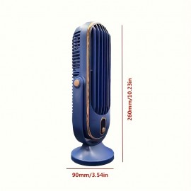 Ventilador Portátil De Grande Bateria E Motor Duplo, Arrefecedor De Ar Pequeno Para Uso Doméstico, Ventilador De Resfriamento De Ar De 5 Velocidades, Secador De Cabelo De 720°, Ventilador USB Portátil Para Escritório, Viagem, Acampamento, RV Ao Ar Livre, 
