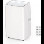 Condicionador de ar portátil GAMOMN - 14, 000 BTU de arrefecimento, controlo remoto, funcionalidade 3 em 1, modo inteligente/sono, balanço automático para salas de 700 pés quadrados