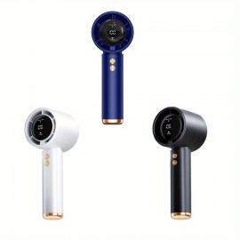 Ventilador de turbina portátil, mini ventilador pessoal ajustável em 100 velocidades com cabo USB adequado para viagens ao ar livre e interior e exterior