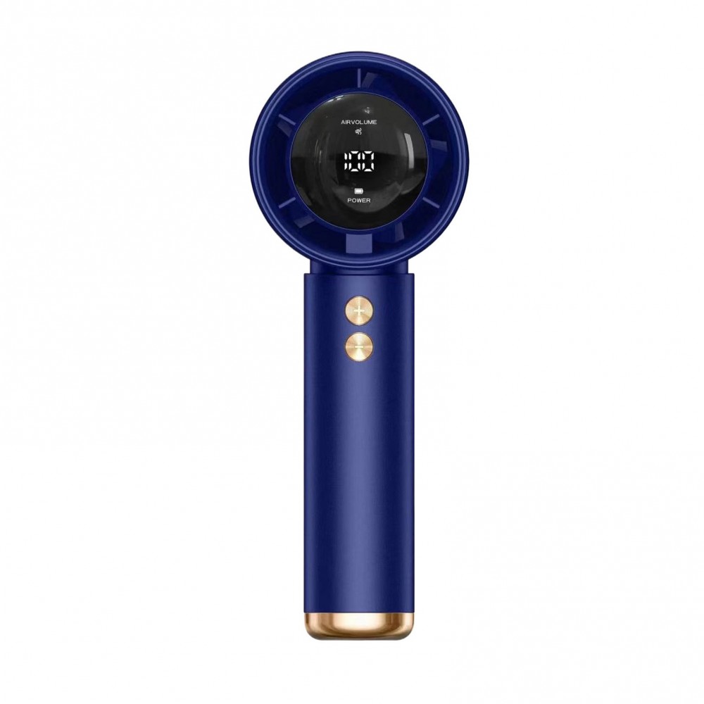 Ventilador de turbina portátil, mini ventilador pessoal ajustável em 100 velocidades com cabo USB adequado para viagens ao ar livre e interior e exterior