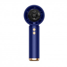 Ventilador de turbina portátil, mini ventilador pessoal ajustável em 100 velocidades com cabo USB adequado para viagens ao ar livre e interior e exterior
