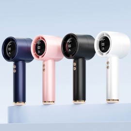Ventilador de turbina portátil, mini ventilador pessoal ajustável em 100 velocidades com cabo USB adequado para viagens ao ar livre e interior e exterior
