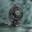 Ventilador portátil de 2000mAh com bateria, ventilador silencioso com clipe, ventilador USB, três ventiladores com tela, adequado para mesa de escritório, banco traseiro do carro, bicicleta, acampamento ao ar livre, preto