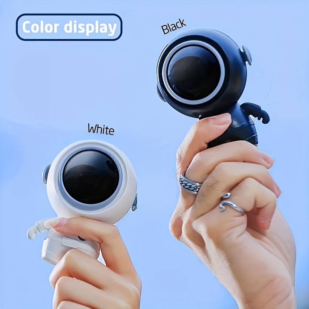 Ventilador Portátil com 3 Velocidades, Recarregável via USB e Bateria de Longa Duração - Ideal para Salas de Aula ao Ar Livre, Dormitórios e Escritórios