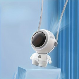 Ventilador Portátil com 3 Velocidades, Recarregável via USB e Bateria de Longa Duração - Ideal para Salas de Aula ao Ar Livre, Dormitórios e Escritórios