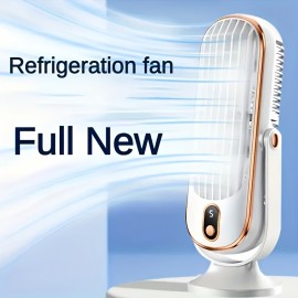 Ventilador USB portátil | 5 velocidades, giro de 720°, brisa fresca silenciosa, uso interior/exterior, ideal para casa, escritório, viagem, acampamento, RV, presente perfeito para o Natal e o Dia dos Namorados, essencial para acampar, ventilador de mesa m
