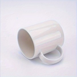 1 un., 11oz, Caneca de Cerâmica Resistente, Caneca de Sublimação com Cavaleiro Branco Esculpido em 3D - Padrão Impresso Vibrante, Ideal para Café da Manhã em Casa, Decoração de Primavera, Presente Romântico de Aniversário - Caneca Divertida, Melhor Presen