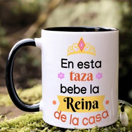 1pc, 11oz Caneca de Cerâmica com Impressão de Letra Espanhola e Design Floral - Copo de Café e Chá Isolante, Lavar à Mão, Perfeito para Uso Diário ou Presente de Ano Novo para o Dia da Mãe, Caneca de Café (Feita nos EUA)