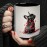 Caneca de Café 1pc, Caneca de cerâmica de 11 onças com padrão de Buldogue Francês e coração - perfeita para chá, leite e água - ideal para o Dia dos Namorados, Natal, Ação de Graças e presentes de aniversário (11oz)