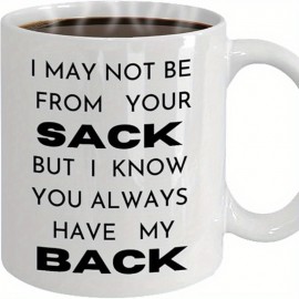 1 unid., Caneca de Café para Padrasto Engraçada - Cerâmica, 11oz, Design 