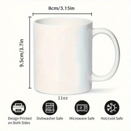 Caneca de Café Cerâmica got teutons 11oz com Texto 