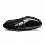 Sapatos de vestir clássicos para mulheres com atacadores, estilo formal de bico de asa, confortáveis e duráveis, estilo versátil