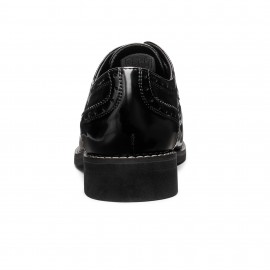 Sapatos de vestir clássicos para mulheres com atacadores, estilo formal de bico de asa, confortáveis e duráveis, estilo versátil