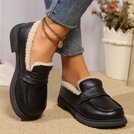 Sapatos Oxford Elegantes Femininos: Sem Estação, Solado de Borracha e Forro de Tecido.