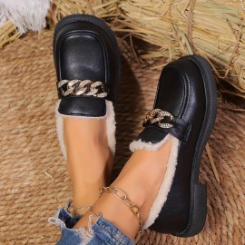 Sapatos Oxford Elegantes Femininos: Sem Estação, Solado de Borracha e Forro de Tecido.