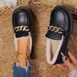 Sapatos Oxford Elegantes Femininos: Sem Estação, Solado de Borracha e Forro de Tecido.