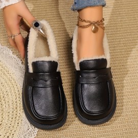 Sapatos Oxford Elegantes Femininos: Sem Estação, Solado de Borracha e Forro de Tecido.