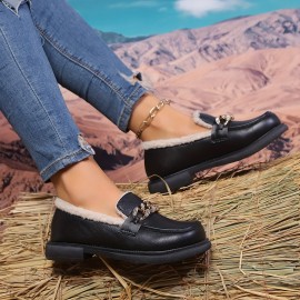 Sapatos Oxford Elegantes Femininos: Sem Estação, Solado de Borracha e Forro de Tecido.