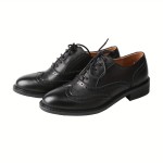 TMA EYES Novo Versátil Elegante Retro Clássico Entalhado Sapatos de Mulheres de Sola Grossa Respirável Salto Grosso Loafers