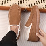 Design de deslizamento com um colar de pelúcia super macio, trazendo pequenos prazeres confortáveis para a casa.
