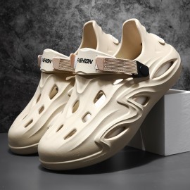 Sandálias Masculinas Antiderrapantes de EVA Novas em - Sapatos Leves e Respiráveis para Praia, Uso Casual no Verão, Condução ao Ar Livre, Esportes Internos & Externos - Bege, Calçados Sem Cadarço | Calçado Leve