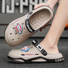 Sapatos de dedo com sola macia e leve para homem, respiráveis, para o verão, chinelos de dedo para homem, sapatos de praia de dupla utilização