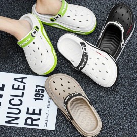Sapatos de dedo com sola macia e leve para homem, respiráveis, para o verão, chinelos de dedo para homem, sapatos de praia de dupla utilização
