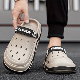 Sapatos de dedo com sola macia e leve para homem, respiráveis, para o verão, chinelos de dedo para homem, sapatos de praia de dupla utilização