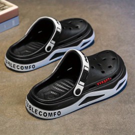 Sapatos de dedo com sola macia e leve para homem, respiráveis, para o verão, chinelos de dedo para homem, sapatos de praia de dupla utilização