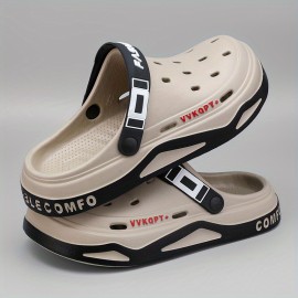 Sapatos de dedo com sola macia e leve para homem, respiráveis, para o verão, chinelos de dedo para homem, sapatos de praia de dupla utilização