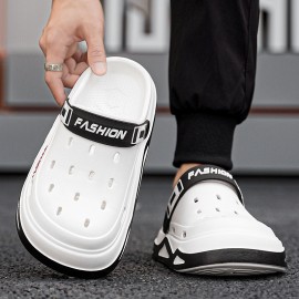Sapatos de dedo com sola macia e leve para homem, respiráveis, para o verão, chinelos de dedo para homem, sapatos de praia de dupla utilização