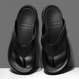 Chinelos de verão para homem com sensação de nuvem - Estrutura oca e sola ondulada, sandálias antiderrapantes de imitação para praia, spa, ginásio, dormitório - Sapatos casuais abertos e respiráveis, sapatos de praia, calçado para dormitório, design minim
