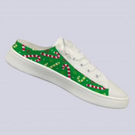 Chinelos casuais de quatro estações para homem, com design de Natal, confortáveis e leves, com sola macia, ajuste universal, parte superior e forro em tecido, sola em PU, biqueira redonda - Calçado casual para todas as estações