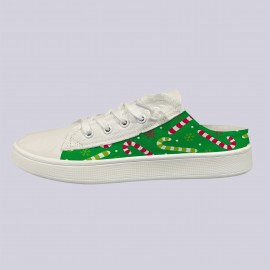 Chinelos casuais de quatro estações para homem, com design de Natal, confortáveis e leves, com sola macia, ajuste universal, parte superior e forro em tecido, sola em PU, biqueira redonda - Calçado casual para todas as estações