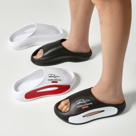 Par de Chinelos Unissex EVA com Design Fuzhou - Antiderrapantes, Asepticos e Resistentes a Odores com Sola Macia para Uso Interno/Externo, Viagens, Banheiro, Festas - Confortáveis Duradouros para Todas as Estações, Calçados Texturizados com Alça