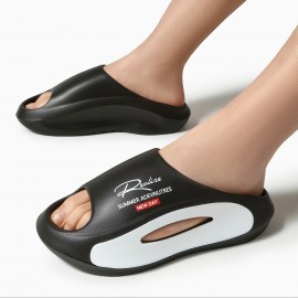 Par de Chinelos Unissex EVA com Design Fuzhou - Antiderrapantes, Asepticos e Resistentes a Odores com Sola Macia para Uso Interno/Externo, Viagens, Banheiro, Festas - Confortáveis Duradouros para Todas as Estações, Calçados Texturizados com Alça