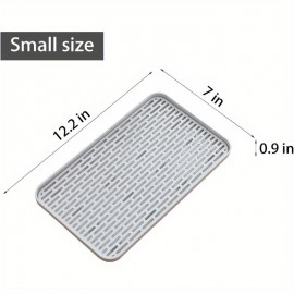 Suporte de Secagem para Louças 2 Níveis com Bandeja de Servir - Escorredor Antiderrapante Resistente e de Grande Capacidade, Organizador de Bancada Economizador de Espaço, Seguro para Máquina de Lavar Louça - Ideal para Cozinha, Jantar, Mesa de Café ou Ex