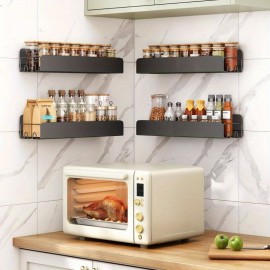 Kit de 2 unidades de suporte de parede para organizadores e armazenamento de casa, cozinha e despensa