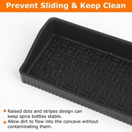 Organizador Magnético de Prateleira para Fogão - Estante Antiderrapante Resistente, Acessório para Cozinha com Design Fácil de Limpar, Superfície Antideslizante e Compacto, Ideal para Fogões a Gás/Eletrodomésticos ou Forno, Construção Durável, Estilo Mode